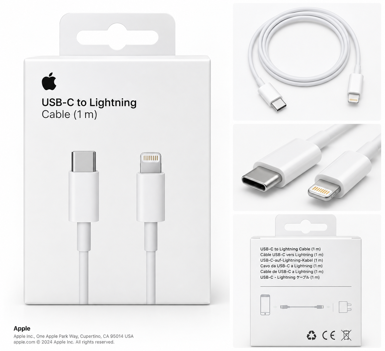USB-C to Lightning Cable (1m)