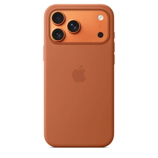 Apple Original Silicone Case for iPhone 17 Pro Max – Orange