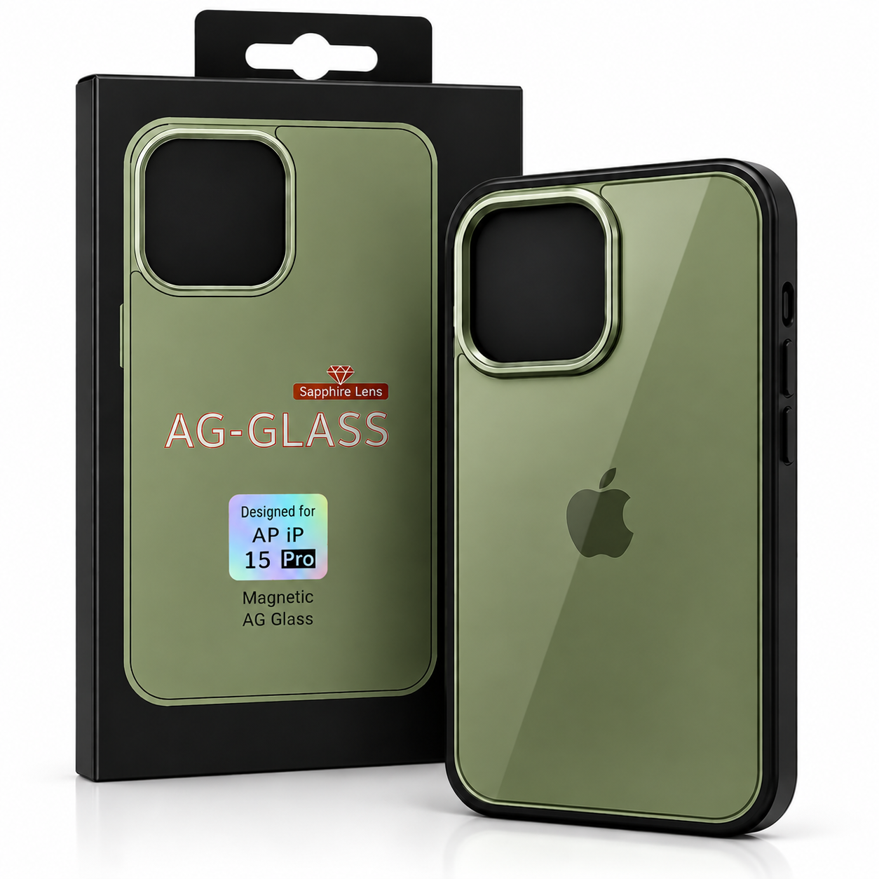 AG-GLASS Magnetic Case – iPhone 15Pro